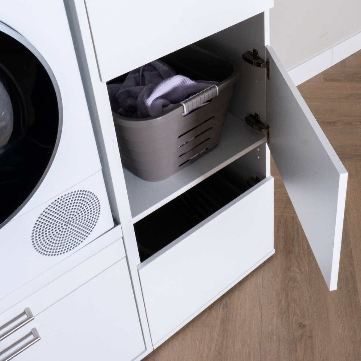 Laundry Basket Cabinet WCWM142